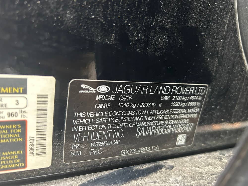 JAGUAR XE, 2017 (2016) — На складі photo 2