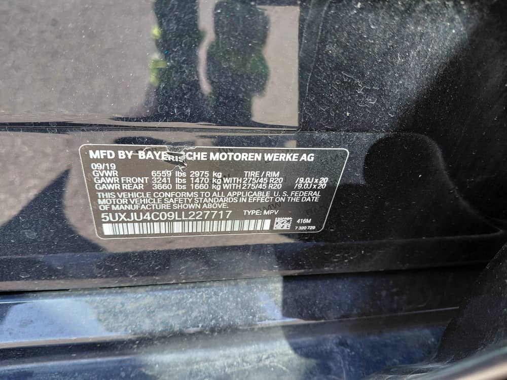BMW X5 M50I, 2020 (2019) — Вивантаження photo 8