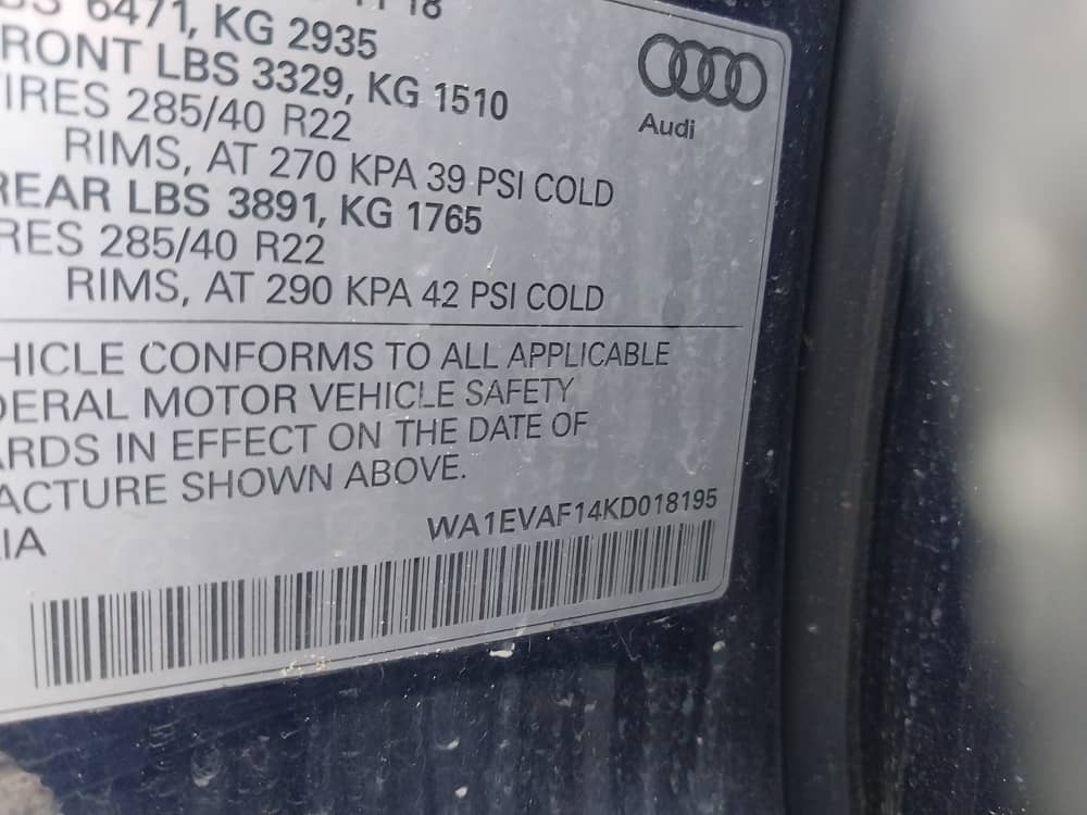 AUDI Q8 PREMIUM PLUS S-LINE, 2019 (2018) — На складі photo 11
