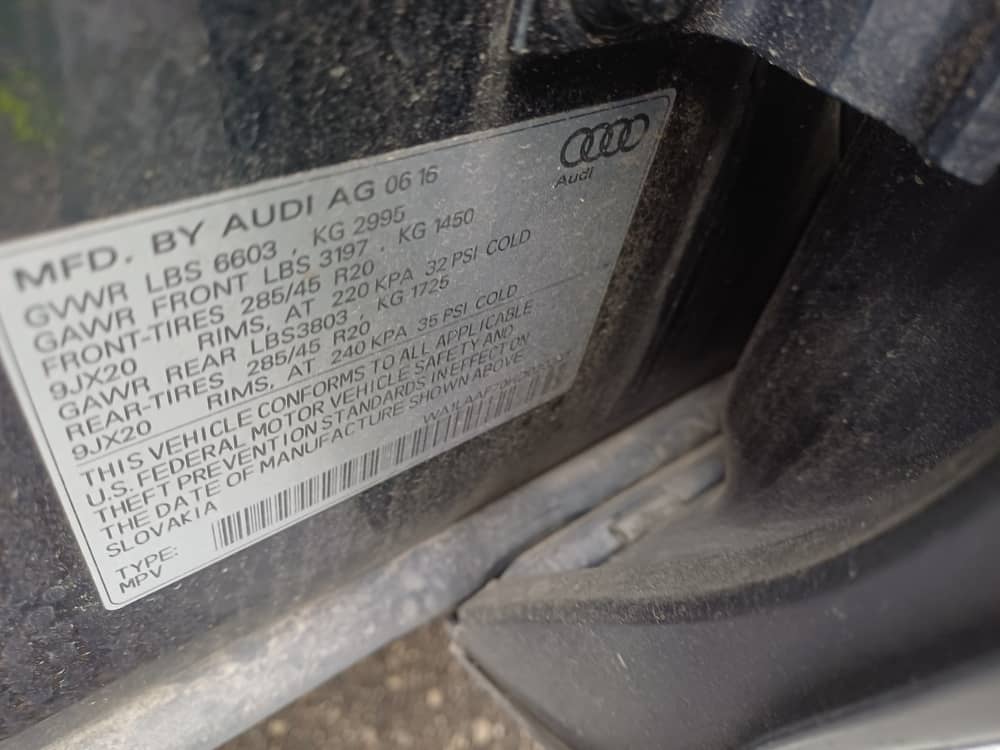 AUDI Q7 PREMIUM PLUS, 2017 (2016) — Вивантаження photo 11