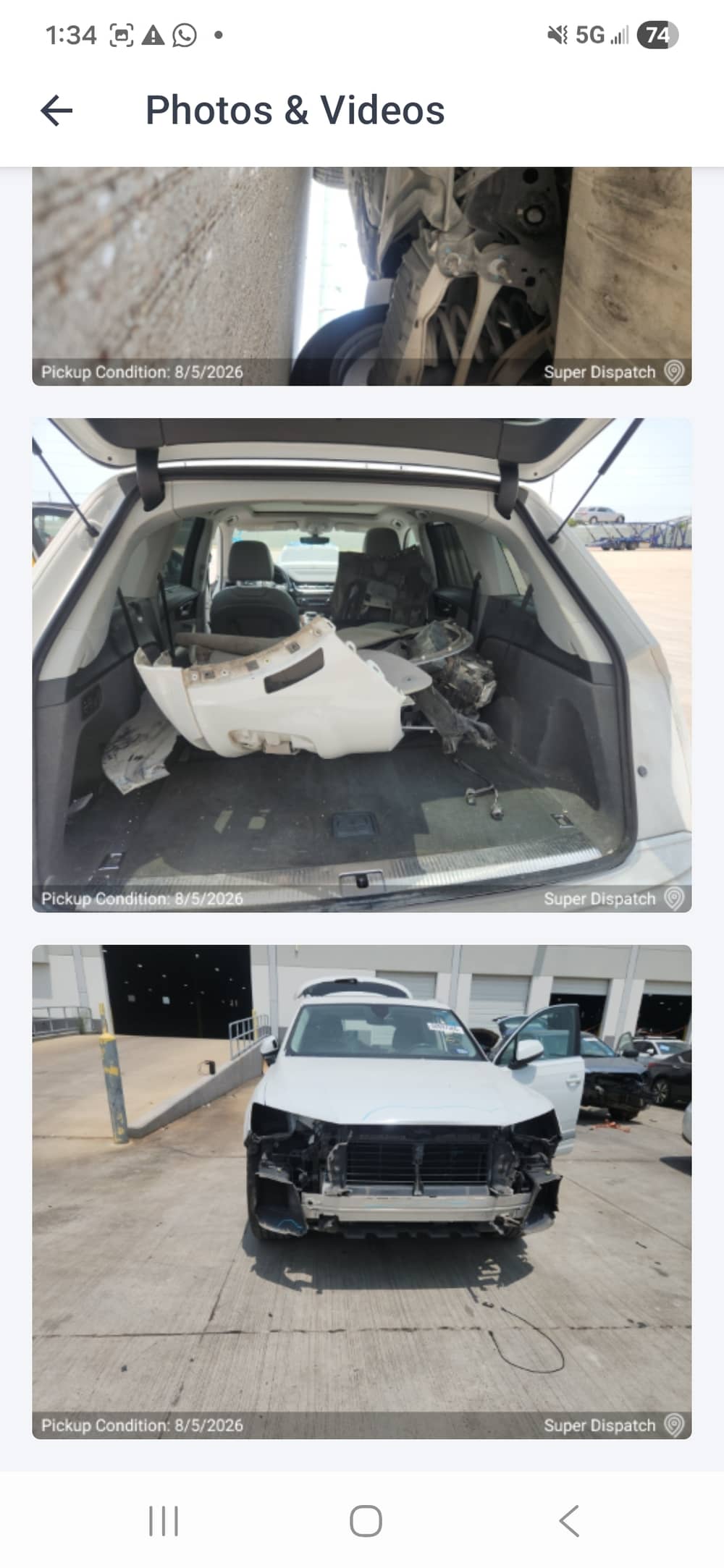 AUDI Q7 PRESTIGE, 2018 (2017) — Забрали з аукціону photo 9