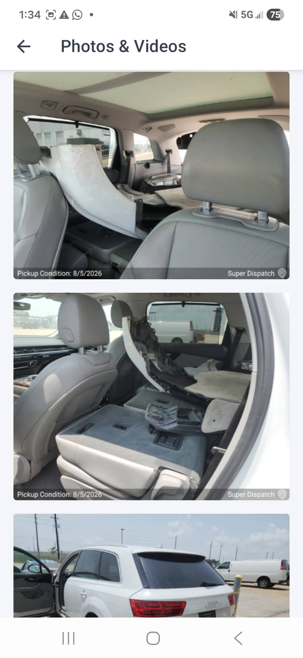 AUDI Q7 PRESTIGE, 2018 (2017) — Забрали з аукціону photo 10