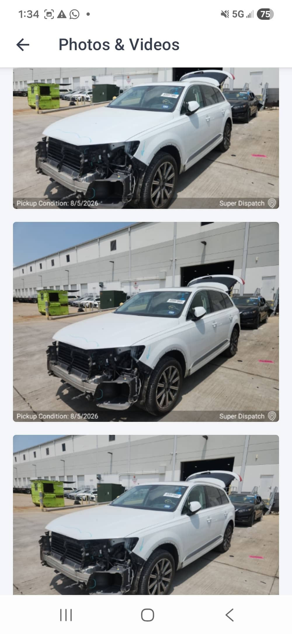 AUDI Q7 PRESTIGE, 2018 (2017) — Забрали з аукціону photo 12