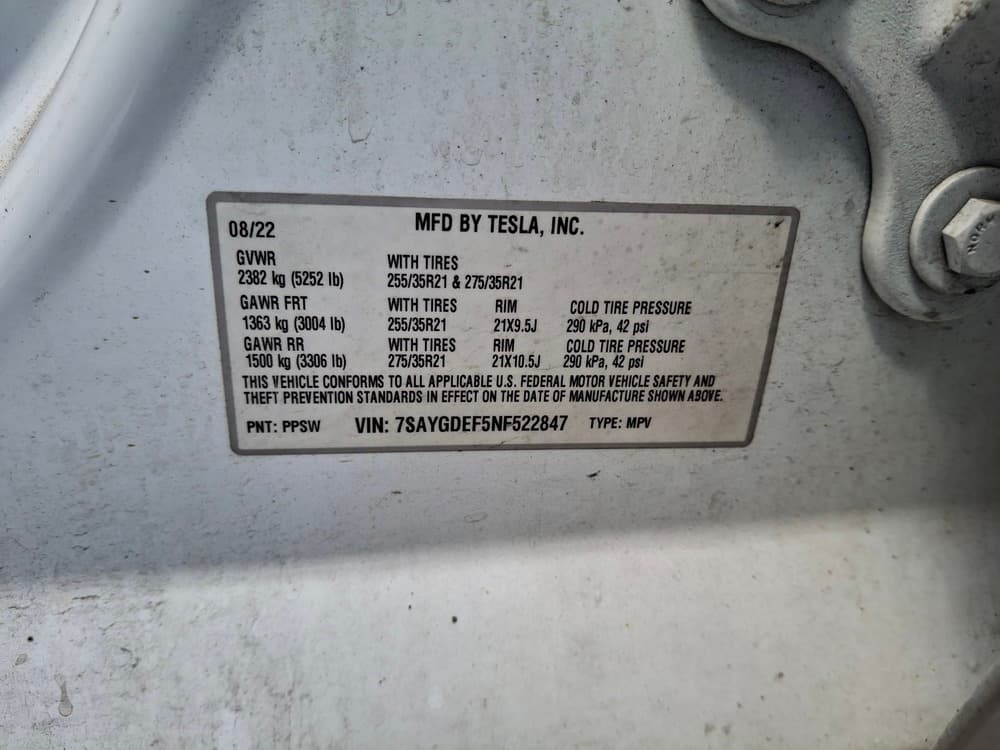 TESLA MODEL Y, 2022 — На складі